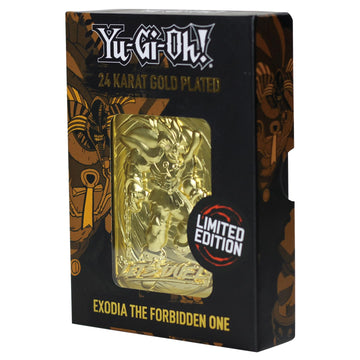 Fanattik Kon-Ygo26G Yu-Gi-Oh-Limited Edition 24K Gold Plated Collectible Exodia The Forbidden One
