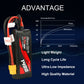 Gens ace 3S Lipo Battery 11.1V 1400mAh 60C Lipo Battery with XT60 Plug for 1/14 1/16 RC Cars