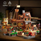 Pirate Ship Building Toys, Pirate Dock Themed City Building Block Set, A Gift Compatible With Lego Sets For Boys 8-14 & Adults (560Pcs)
