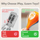 Iplay, Ilearn Toddler Musical Instruments Toys, Kids Drum Set, Baby Trumpet, Percussion, Harmonica, Maraca, Flute, Tambourine, Birthday Gifts For 18 Months Olds Ages 2 3 4 5 Years Boys Girls Children