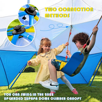 Zupapa Waterproof Tent For All 10 Ft Dome Climber With Hand Grips