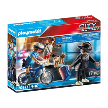 Playmobil Police Bicycle with Thief