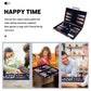 Backgn Set - Classic Board Game with enhanced Leather Case - Portable Travel Strategy Backgn Game Set for mature-themeds  Kids (18inch  Navy)