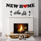 Ushinemi Glitter New Home Who Dis Banner, Funny Housewarming Decorations For New House Home Sweet Home Party Decor New Home New