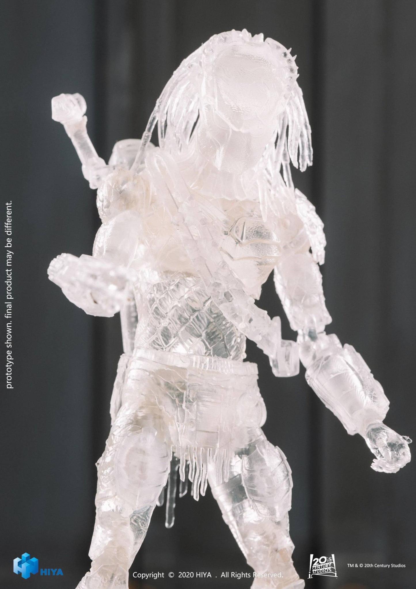 Hiya Toys Exquisite Mini Series 1/18 Scale 5 Inch AVP2 Invisible Wolf Predator Cloack Action Figure