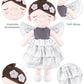 Gagaku Soft Baby Doll Toys (16''), My First Baby Rag Dolls For 1 Year Old Girl Birthday Gift Christmas With Wings Cuddly Toy - Flower Princess