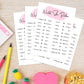 Zedev Would She Rather, Birthday Party Games, Girl Birthday Sleepover Party Favor, Set Of 20 Games Cards, Teen Girls Birthday Su