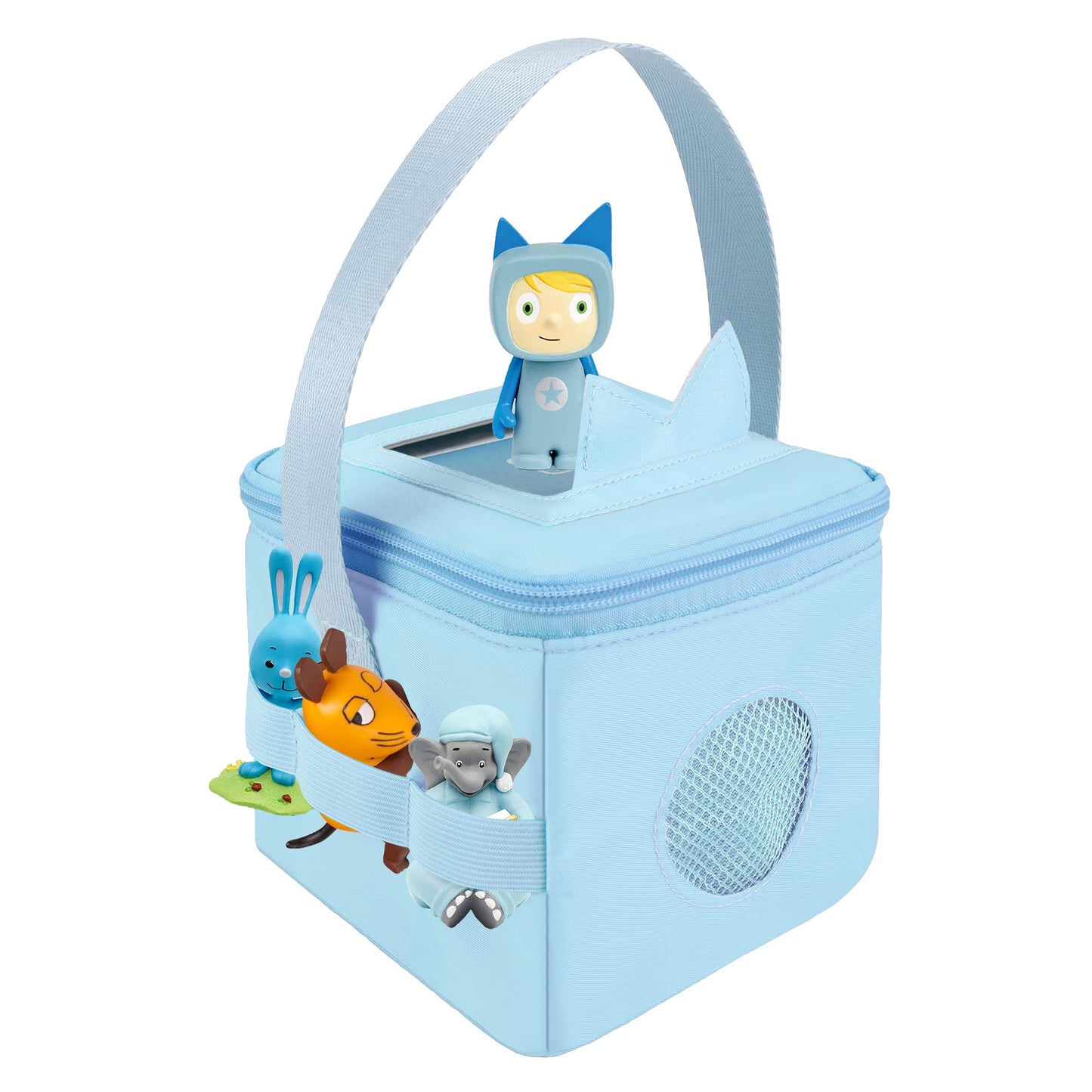 Annmore Carrying Case For Toniesbox And Tonies Figures, With Cover For Tonies Ears, Use For Tonies Characters Transport And Stor