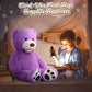 MorisMos Giant Purple Teddy Bear Plush Toy, 39 Inch Stuffed Animal Gift for Kids & Girlfriend, Model W161_16_100