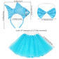 Dxhycc Animal Costume Set 3D Fish Goldfish Headband Bowtie And Tutu Animal Fancy Costume For Halloween Dress Up