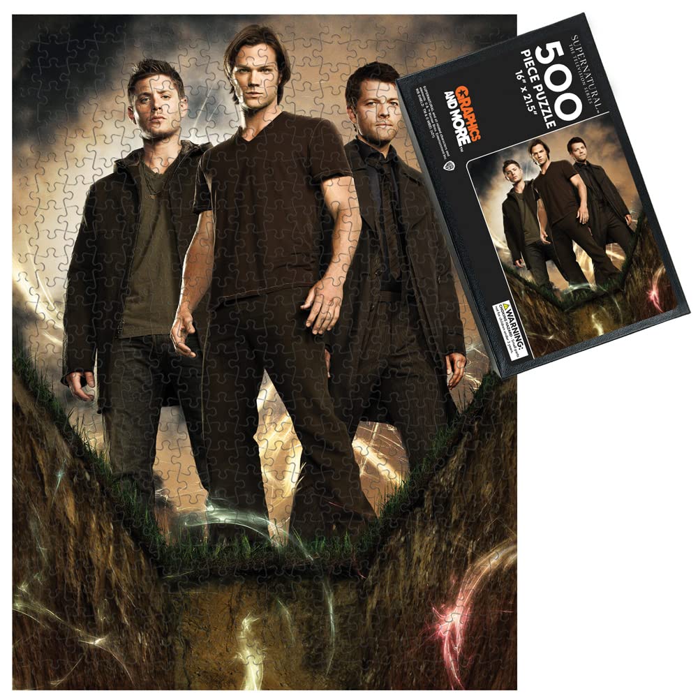 Supernatural Six Feet Under 500 Piece Jigsaw Puzzle For Adults, 16'' L X 21.5'' W
