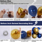 Puchod Blue and Gold Birthday Decorations Kit - Balloons, Tablecloth, Confetti, Foil Fringe Curtains for Men, Women, Boys, Girls Party