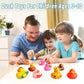 Hugoutdoor 50Pcs Assortment Mini Rubber Ducks, Kids Baby And Toddler Bath Toys, Summer Pool Beach Activities Floater Rubber Tiny