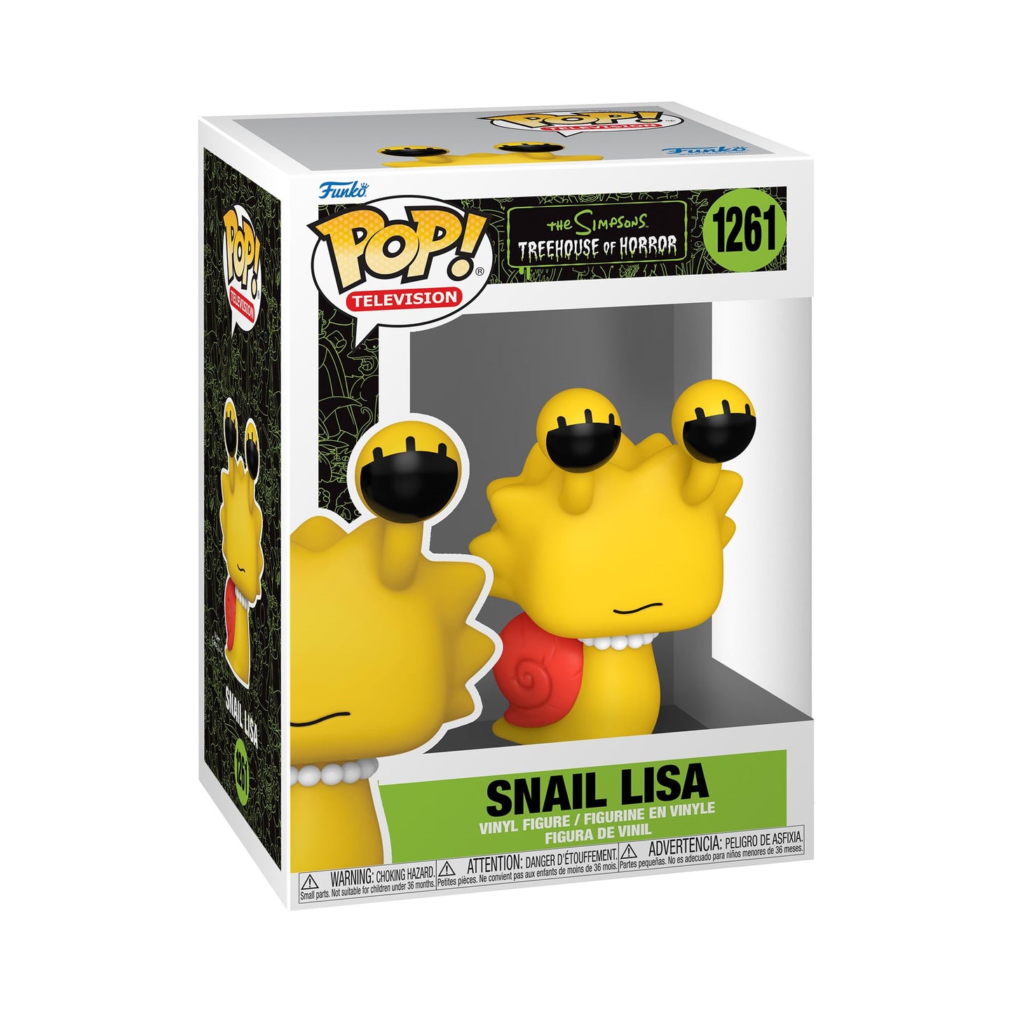 Funko POP! TV Snail Lisa Simpson Collectable Vinyl Figure - Multicolor - Model 64359 - Ideal Gift for Kids & Adults - Official Merchandise