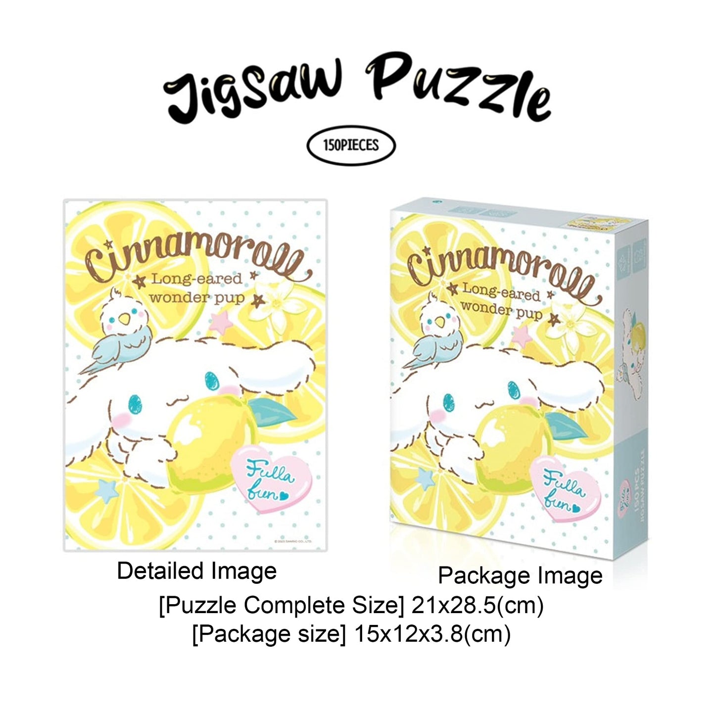 Jigsaw Puzzle Cinnamoroll 150pcs - Games for Family Bonding  Boosting Cognitive Skills  and Stress Relief - Animated Characters  enhanced Quality Materials  Challenging Puzzle Experience