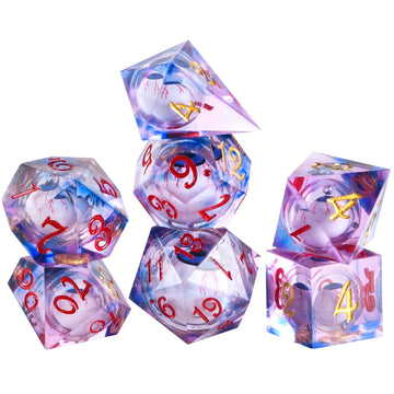 Evil Eye D20 Dices Moving Eyes Dice Dnd Dice Set With Moving Eye Inside Sharp Corners Dices Dungeons And Dragons Polyhedral Role