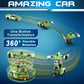 FDJ Remote Control Car - Transform RC Cars, 2.4Ghz 1:18 Scale Transforming RC Drift with Flashing Lights, One Key Deformation 36