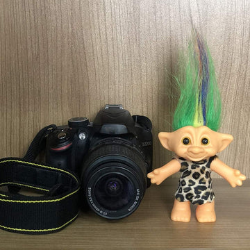 Lucky Troll Dolls,Vintage Troll Dolls Chromatic Adorable For Collections, School Project, Arts And Crafts, Party Favors - 7.5' Tall Colorful Hair (Include The Length Of Hair)