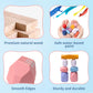 48 Pcs Wooden Stacking Rocks Building Blocks, Sensory Toddler Learning Montessori Toys For 3 Year Old, Preschool Classroom Must