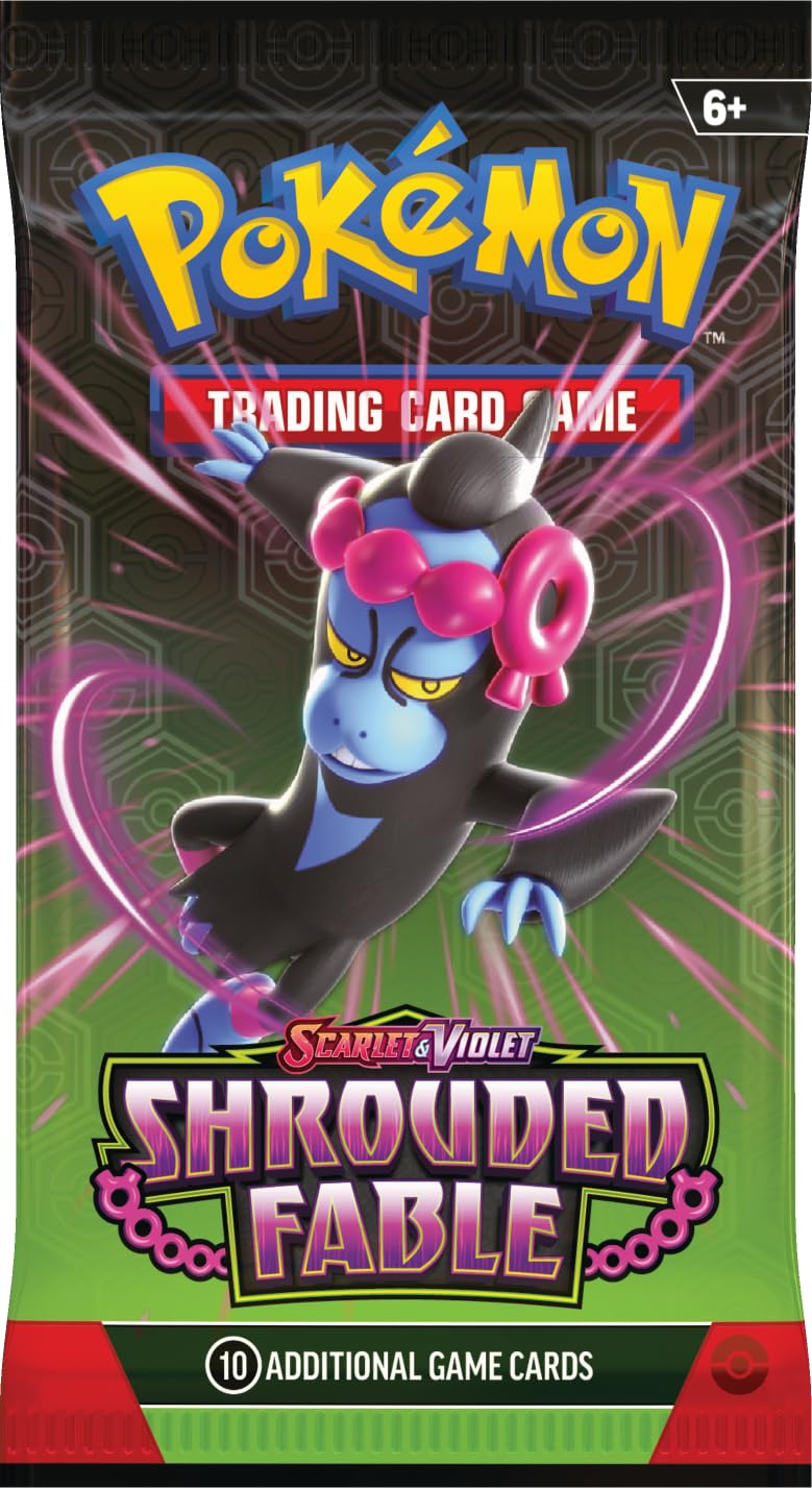 Pokemon TCG Scarlet & Violet Shrouded Fable Booster Bundle - 6 Multicolor Booster Packs, Paper Material, Model: Booster Bundle