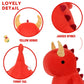 Ditucu Cute Dinosaur Plush Dragon Stuffed Animals Toys Dolls Soft Dino Plushie Birthday Gifts For Kids Girls Boys Red 10 Inch