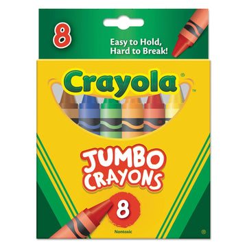 Crayola Crayons Jumbo 8Ct Peggable Tuck Box - Bin389