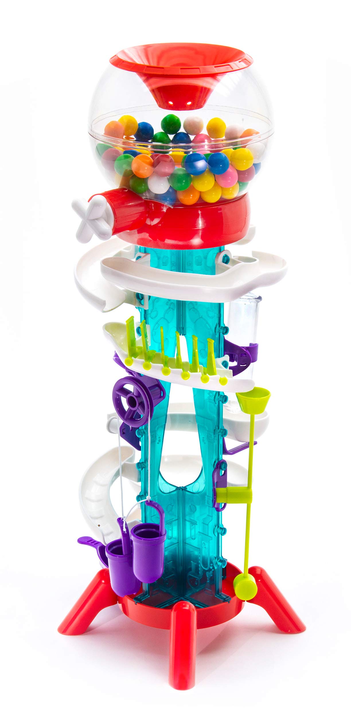 Thames & Kosmos Gumball Machine Maker Lab - Super Stunts And Tricks - 2 Languages