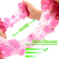 Jigejunfa Pink Clear Slime Sunflower Big Jar with Jelly Cubes  Kids Putty Party Favors  Cute Slices Mix Ins  Crunchy Crystal Bubble Slime  Soft Sludge Toy Slime for Girl Boy  Stocking Basket Stuffers