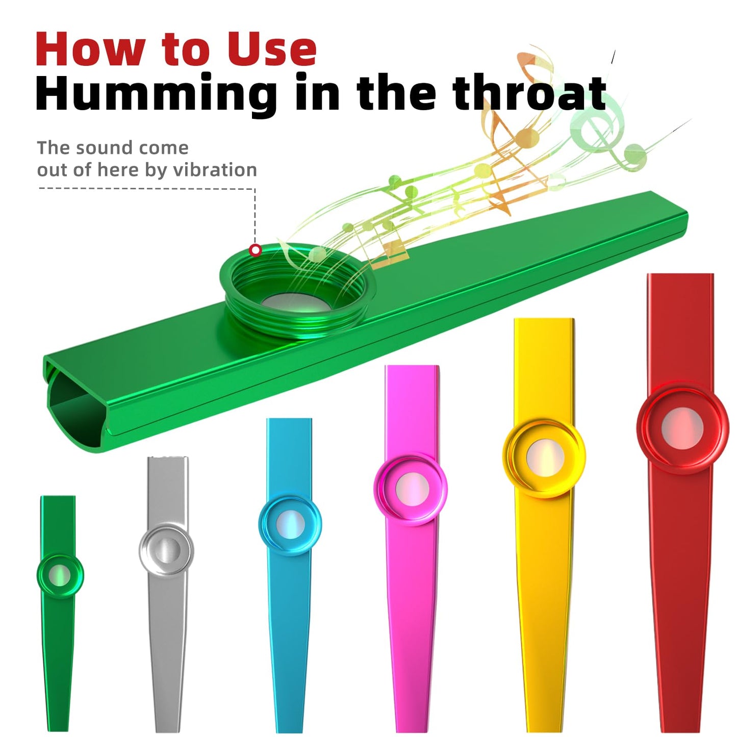 36 Pieces Operation Christmas Gifts Include 18 Pcs Harmonica Bulk Toy & 18 Pcs Multicolor Metal Kazoos Bulk for Kis Charity Part