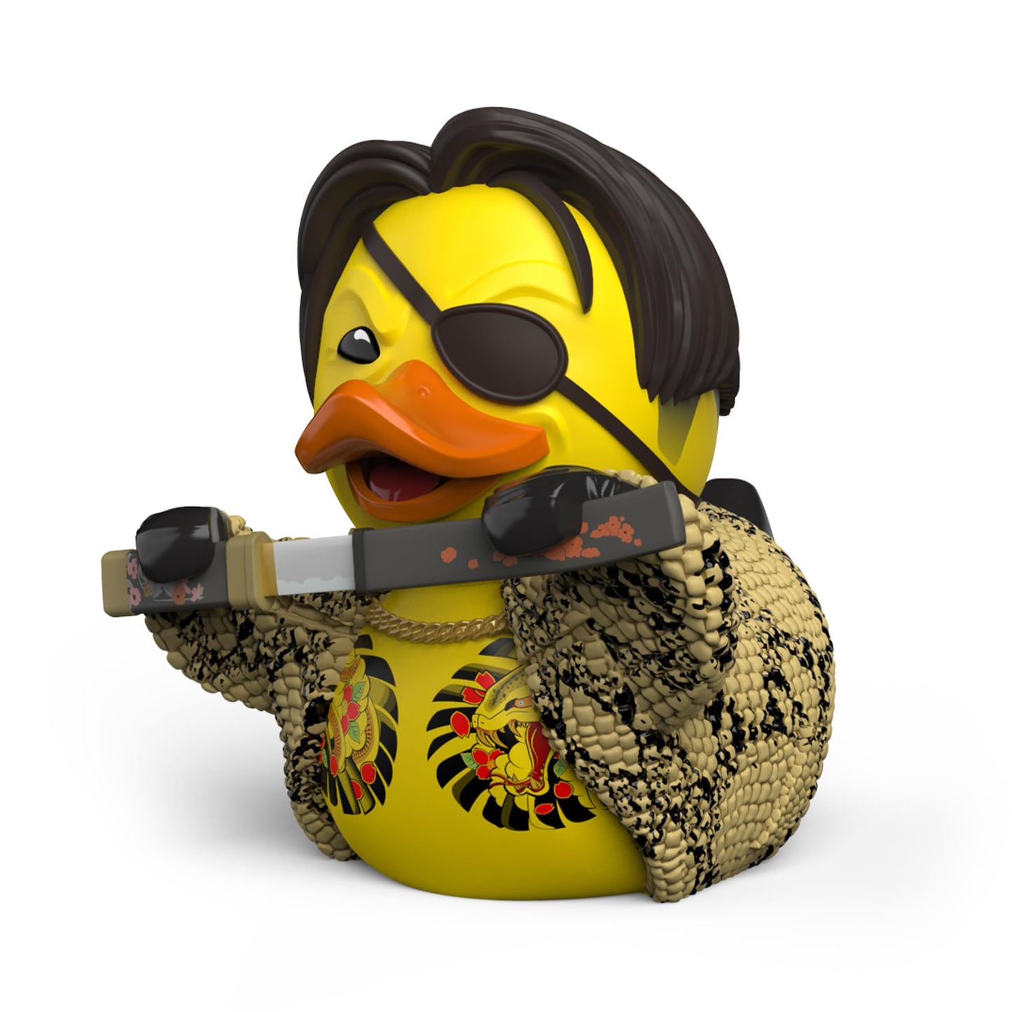 TUBBZ Goro Majima Cosplaying Rubber Duck Vinyl Figure - 3.54" PVC, Goro Majima (Bathtub), First Edition, Model TBZ-6