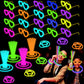 40 Pack Glow Glasses Party Favors Bulk With 160 Glow Sticks & Connectors(For 40 Neon Heart Glasses,80 Bracelets Or 26 Necklaces)