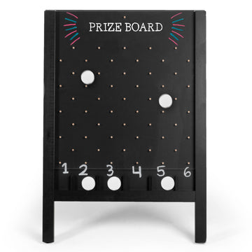 Ilyapa Board Large Prize Drop Game, 21 X 30 Double Sided Penny Drop & Wooden A-Frame Chalkboard Sign for Trade Show - Game Board