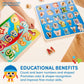 Battat- Wooden Number & Shapes Puzzle- Puzzle N' Learn- Educational Toy For Kids- 2 Years +