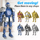 Knight Action Figures  Medieval Action Figures Knight protective covering Action Figure Multi-Jointed Movable Robot Mannequin (6 Packs)