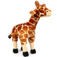 Ice King Bear Small Giraffe Plush Toy - 11 Inch Brown Stuffed Animal, Soft Polyester, Perfect for Zoo Family Collection