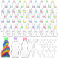 Mumufy 60 Pcs Plastic Sand Art Bottles for Kids 2.5 oz Sand Art Containers Bulk for Back to School Student Gifts Wedding Invitat
