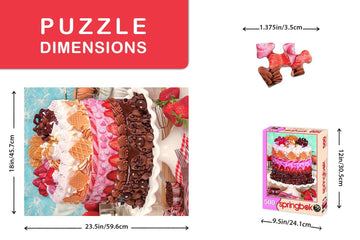 Springbok'S 500 Piece Jigsaw Puzzle Icing On The Cake, Multi