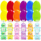 PARSUP 12PCS Easter Marble Eggs with Fidget Bunny for Easter Theme Party Favors, Supplies for Easter Egg Hunt, Basket Stuffers/F