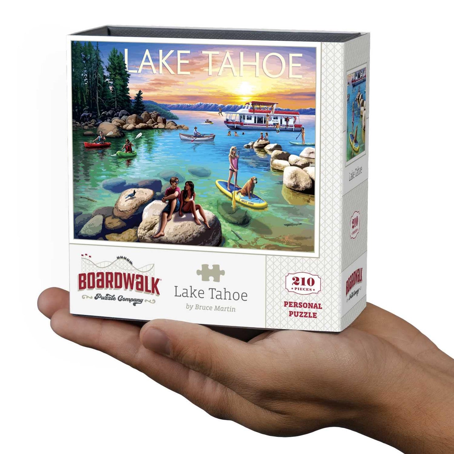 Boardwalk Puzzles Lake Tahoe, 210 Piece Jigsaw Puzzle for Adults
