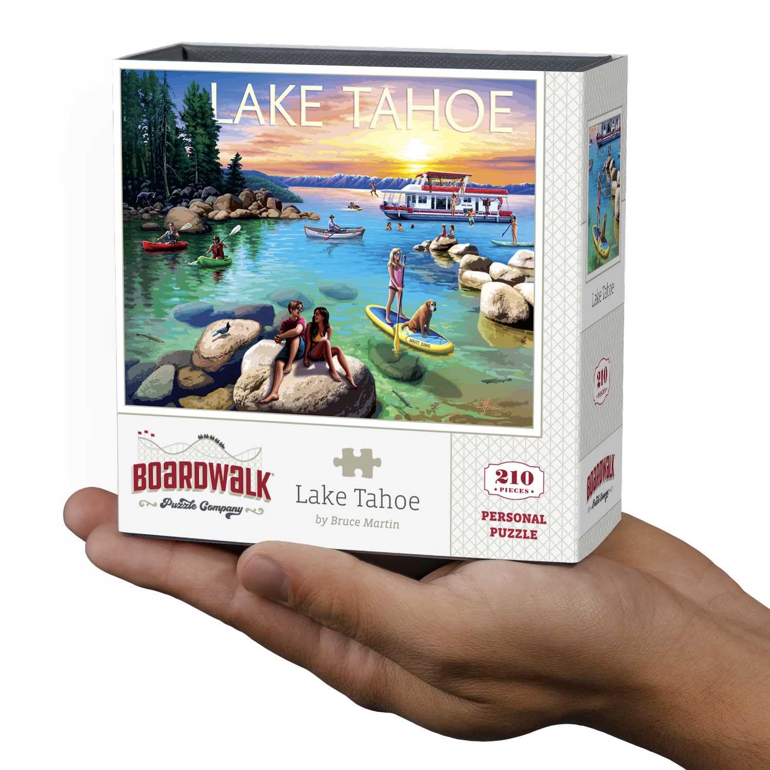 Boardwalk Puzzles Lake Tahoe, 210 Piece Jigsaw Puzzle for Adults