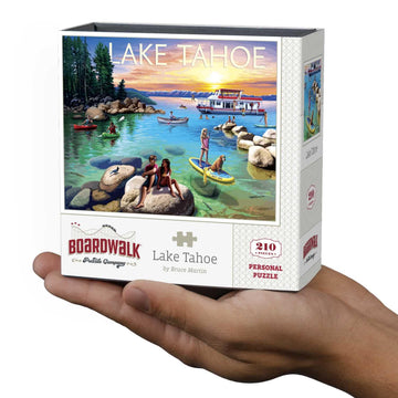 Boardwalk Puzzles Lake Tahoe, 210 Piece Jigsaw Puzzle for Adults