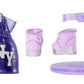 Na! Na! Na! Surprise Mini Backpack Bedroom Lizzy York Fashion Doll, Fuzzy Purple Bear Backpack, Gift For Kids, Ages 5 6 7 8+ Years
