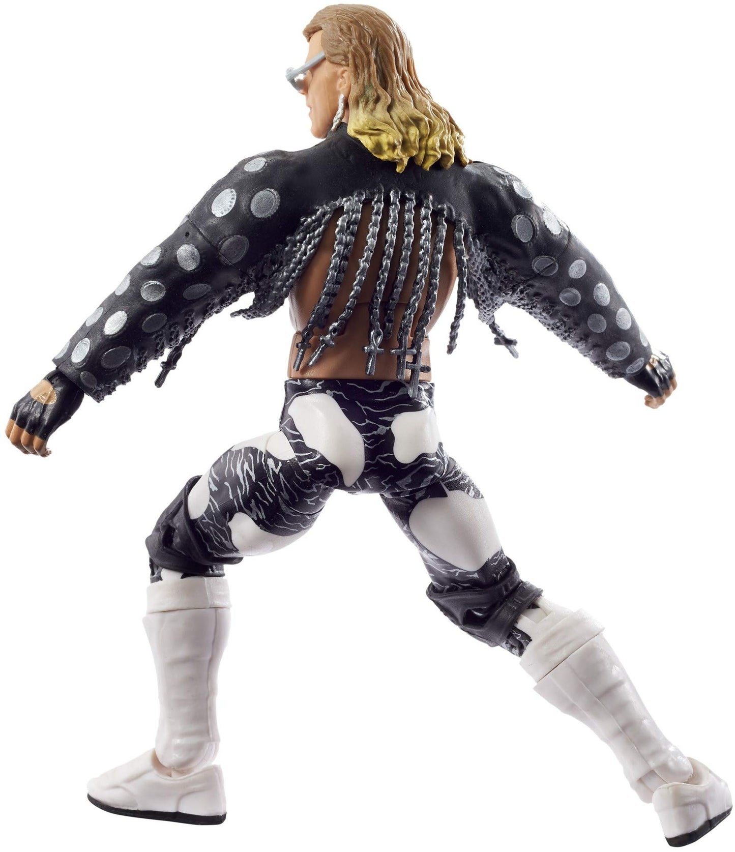 WWE Wrestlemania 37 advanced Collection Shawn Michaels Action Figure with Entrance VestSunglasses and Paul Ellering and Rocco BuildAFigure Pieces6 in Posable Collectible Gift for WWE Fans