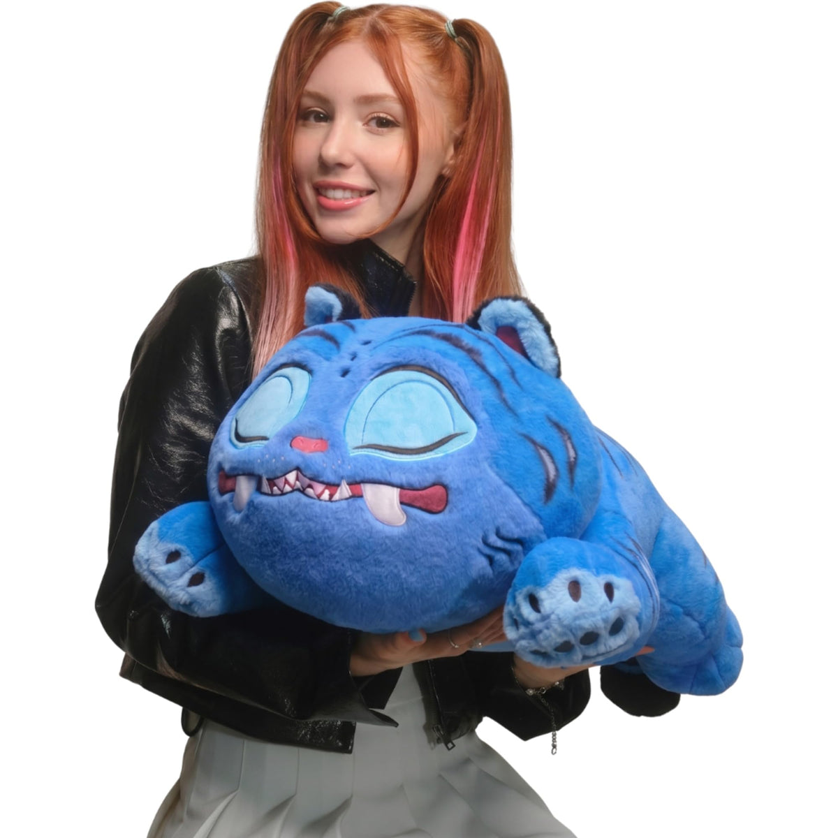 Kpop Demon Hunters 18inch Sleeping Derpy Tiger  UltraSoft Collectible Movie Character  HugReady Pillow Plush for Fans & Col