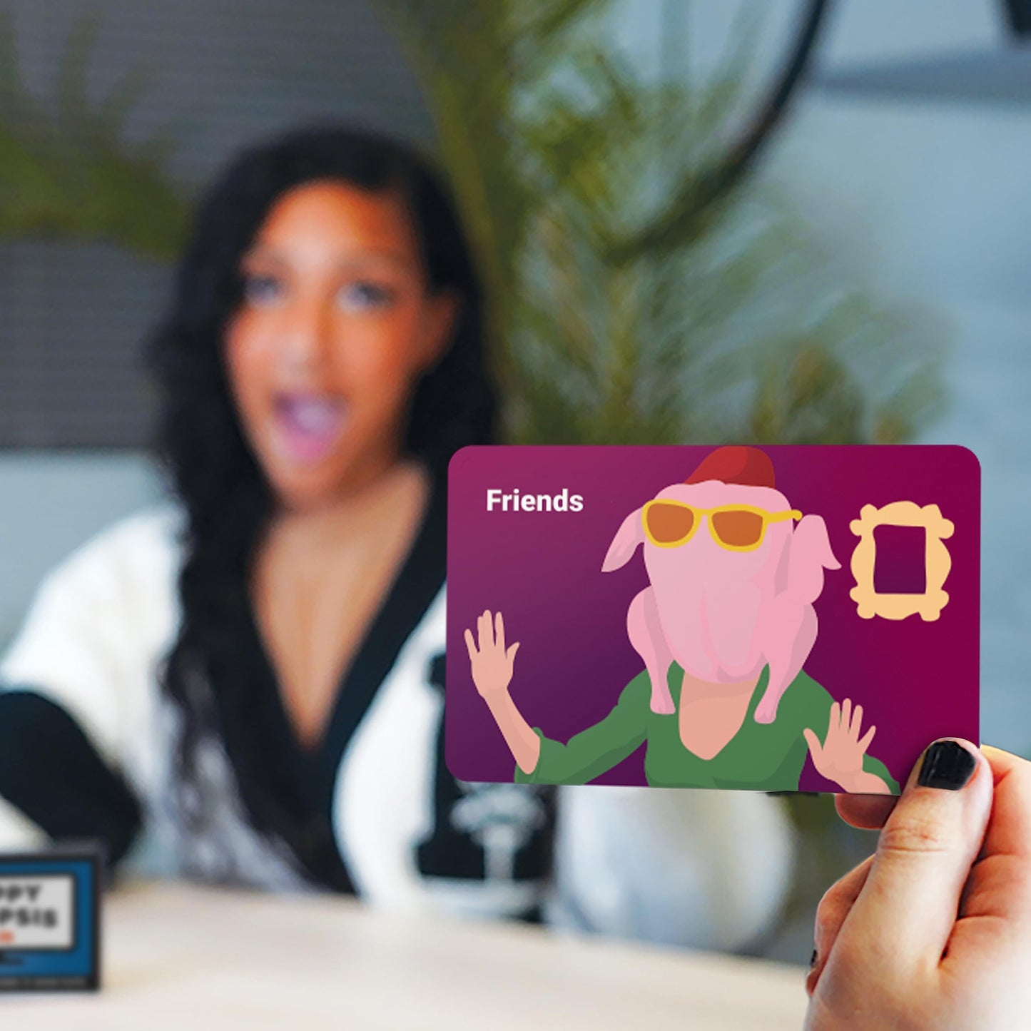 Bubblegum Stuff Sloppy Synopsis Card Game - 55 Iconic Shows - Hilarious TV Trivia - Model BG2310 - Perfect for Game Nights