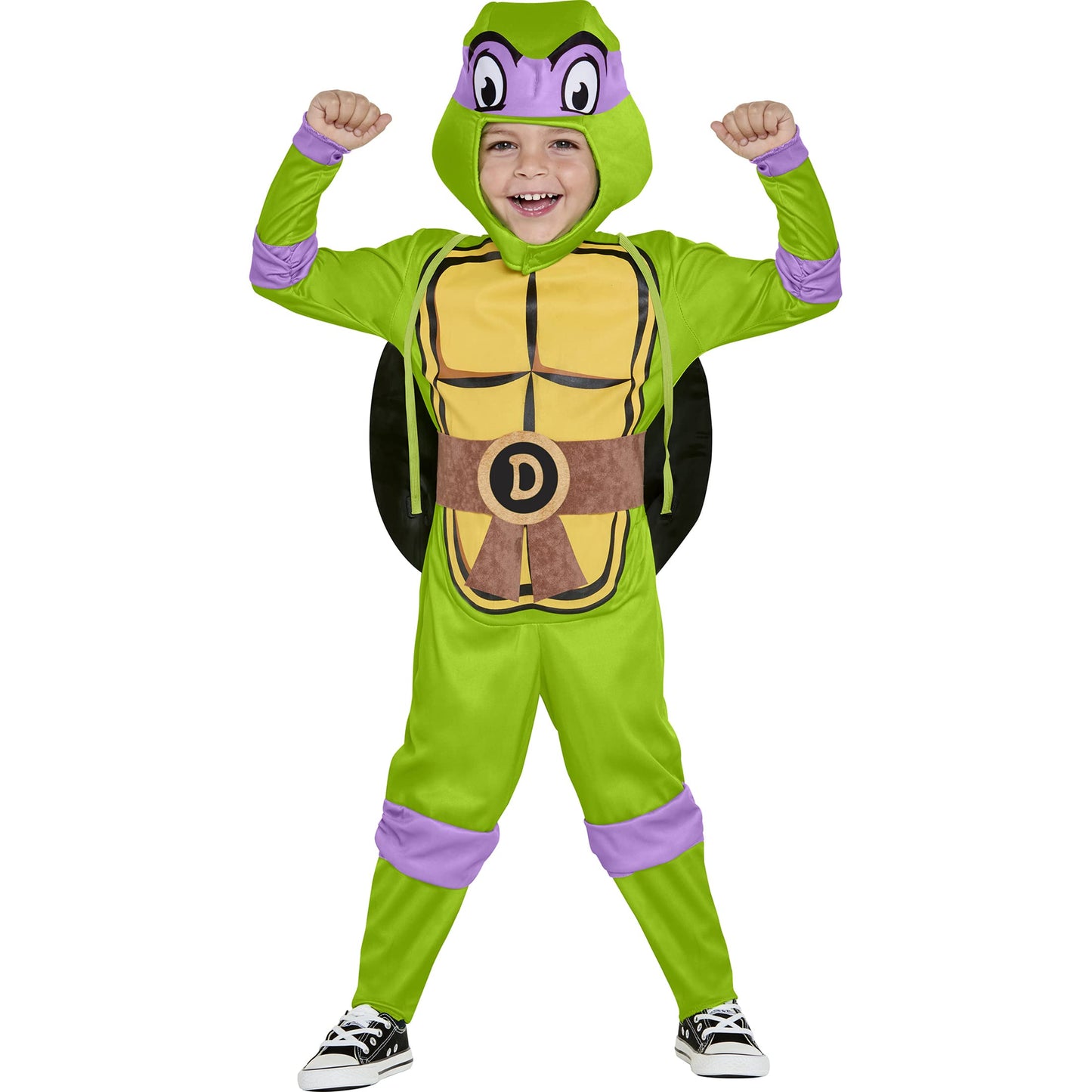 Inspirit Designs Toddler Teenage Mutant Ninja Turtles Donatello Costume, Multicolor, Sm