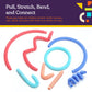Special Supplies Fun Pull And Stretch Tubes For Kids - Pop, Bend, Build, And Connect Toy, Provide Tactile And Auditory Sensory P