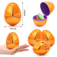 Skirfy Fillable Easter Eggs 2.36'' Inch (36 Pack) With Hinge Bulk Colorful Bright Plastic Easter Eggs, Perfect For Easter Egg Hu