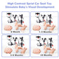 Xixiland Musical Car Seat Toys Black And White Baby Toys, Infant Toys 0-6 Months Stroller Toys Newborn Toys, High Contrast Baby Toys For Newborn, Gift For 0 3 6 9 12 Months Girls Boys Babies