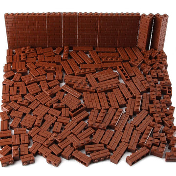 Feleph 260 Pieces Masonry Profile Bricks Set Multicolor Building Blocks For Wall Moc Parts And Pieces Diverse Bulk Toy Set Compatible With Major Brands